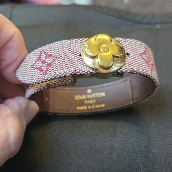 Authentic LOUIS VUITTON Monogram Mini Canvas Good Luck Bracelet - Picture 6 of 15